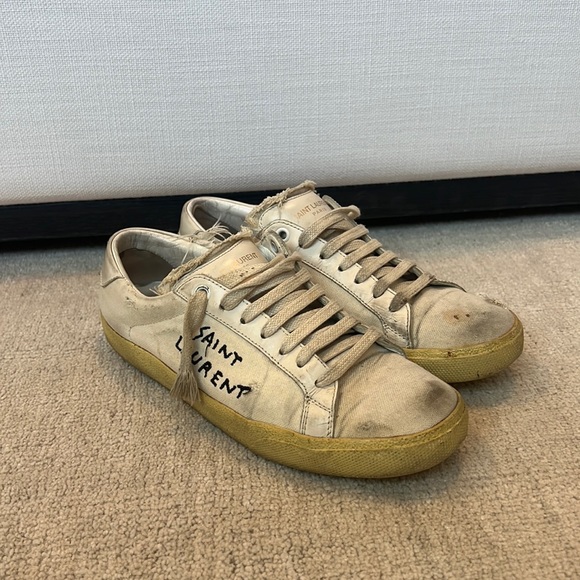 Saint Laurent NATURALLY DISTRESSED sneakers - Picture 1 of 3
